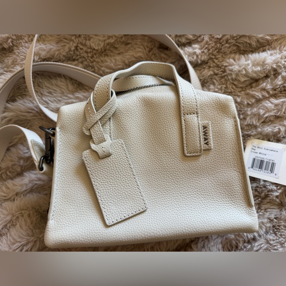 RARE Away Everywhere Mini Cream White Bag Cafe Edit